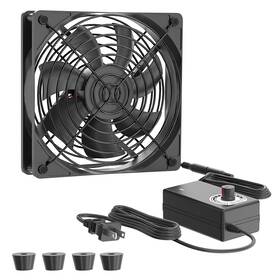 12025fansc Zirsso Computer Fan With Ac Plug 120mm 12v 110v - 240v Spee