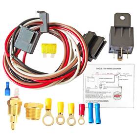 Jdq1dg Zozomotors Electric Fan Wiring Kit Relay With Thermostat Radiator S