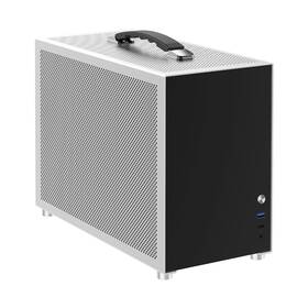 Zzew 784633953710 D3 Minii Tx Computer Case Full Aluminum Micro Atx Desktop Pc In Silver C