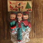 Japan Christmas Decoration Santa's Pixie Pals Elf In Package Torn Plastic. Fixed Price $68.95.