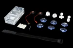 Clear Case Dual Fans With Suction Cup For Pi 4 / 5 Stratux Ads-b Ahrs Gpyes. Fixed Price $19.99.