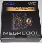 Super Flower Megacool 120MM Single Pack Fan 3300 Rpm Black Dual Ball Bearing New. Fixed Price $20.00.
