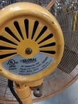 Global Industrial 30" Metal Pedestal Fan FS-75X 1/2HP 120V Yellow 3-SPEED. Fixed Price $75.00.