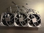 Nzxt F120Q Case Fans 3-PIN 120MM Black. Fixed Price $25.00.