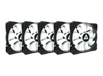 Apevia 120MM Silent Black White Case Fan 5 Pack Noise High Airflow. Fixed Price $23.69.