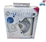 Evercool Magnet Secured Usb Powered Desktop Cooling Air Fan,off/low/hi Switch. Fixed Price $9.00.