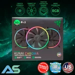 Razer Kunai Chroma 140MM 1600RPM Max Argb And Pwm Hydraulic Case (3 Fans). Fixed Price $89.99.