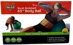 Valeo Burst Resistant Body Ball 65CM Exercise **free Biofreeze Professional. Fixed Price $24.97.