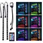 Leddess Rgb Strip Computer Lighting Via 2X30CM, (red, Green, Blue). Fixed Price $18.70.