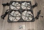 4X Scythe Kaze Flex 140MM Square Rgb Led Pc Case Radiator Fan Pwm 300-1800 Rpm. Fixed Price $54.99.
