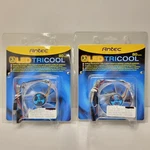 Two Brand New Antec Blue Tricool B-led 80MM Case Fans. Fixed Price $22.00.