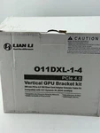 Lian 011DXL-1-4 Pcle 4.0 Vertical Gpu Bracket Kit New In Box. Fixed Price $40.66.