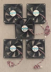 Pack 120MM Computer Case Fan Y.s. Tech Dc Brushless KM121225LS 4 Pin & Molex. Fixed Price $10.00.