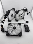 Corsair Series CO-9050064-WW LL120 Rgb 120MM Dual Light Led Fans 3 Pack Black. Fixed Price $40.00.