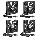 4PCS 120MM Usb Brushless Cooling Fan 5V Dc Quiet Mini Computer Appliance. Fixed Price $26.48.