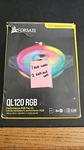 Corsair QL120 Rgb 120MM Cooling Case Fan!! Mismatched! Untested! Please Read!!. Fixed Price $14.95.