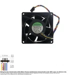 Fan Muffin Cooling 80MM 80X80X38 Sunon PMD1208PMB1-A 0M8041. Fixed Price $10.00.