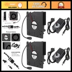 2PCS 120MM Blower Fan 110V/220V Ac With Speed Controller, High Airflow Cooling. Fixed Price $40.49.