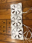 *read* Nzxt 3XF120 Rgb Fans (RF-R12FF-W1) & Channel Controller AC-CR000-B1. Fixed Price $34.99.