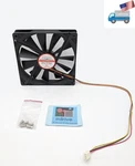 New Evercool 140MM Ball 3-PIN 12V 0.45A 94CFM Pc Case Cooling Fan EC14025M12CA. Fixed Price $16.00.