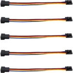 Sixqjzml 5PCS 5PIN 4PIN Fan Adapter Cable,pc Cpu Connector 6.7 Inches. Fixed Price $9.39.