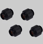 Alphacool Hf G1/4" Male To Extender Fitting, 10MM, Deep Black New. Fixed Price $12.86.