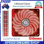 Enermax UCAPV14A-R 14CM Red Leds Twister Bearing Apollish Vegas Pc Cooling Fan. Fixed Price $32.44.