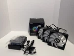 Lian ST120 Rgb High Static Pressure Pwm Fan 3-PACK Black. Fixed Price $40.00.