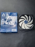 Arctic F14 Silent 140 Mm Case Fan Ultra Quiet Motor 800 Rpm Black/white Pc. Fixed Price $15.50.