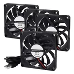 Diann 4PCS 8010 Cooling Fan 5V 0.27A Usb 80X80X10MM Brushless Dc Computer Cpu.... Fixed Price $14.68.