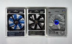 Lot Of Xigmatek 140MM Case Fans 3-PIN Led Blue, Black, & White New. Fixed Price $17.99.