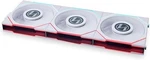 Lian Uni Tl Lcd Rgb White 3 Pack W/ Controller 120MM Pc Case Fans. Fixed Price $100.00.