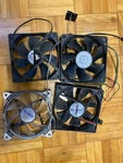 80MM Case Fan X4 Cooler Master, Antec, Kopplen. Fixed Price $14.50.