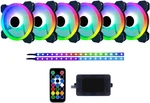 Apevia TL612L2S-RGB Twilight 120MM Silent Dual-ring Multicolor. Fixed Price $62.41.