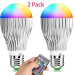 Pack 16 Colors Changing Magic Effect E27 9W Rgb Led Lamp Bulb + Remote Control. Fixed Price $22.99.
