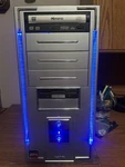 Custom Windows 98 Vintage Retro Gaming Pc With Rare Powmax CP02124HL-02 Case. Fixed Price $450.00.