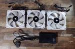 Corsair Commander Core Xt + 3X 31-006669 Rgb 120MM Fans. Fixed Price $80.00.