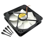 Nexus Real Silent 120MM Fan With Anti-vibration Mounts (black And White). Fixed Price $17.21.