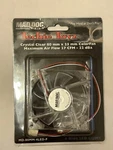 Mad Dog Techie Toyz Colorfan Crystal Clear X 25MM Blue Light MD-80MM-4LED-F. Fixed Price $9.75.