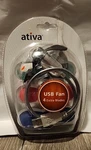 Ativa Portable Usb Fan 4 *black, Pink, Blue, Green* Blades - A3. Fixed Price $14.95.