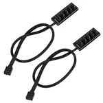 Umlife 2-PACK 4-PIN Pwm Fan Hub 1 To 5 Way Splitter Power Supply Pcs. Fixed Price $10.74.