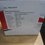 Thermaltake CL-P0497 92MM Rifle Bearing Cpu Cooler Fnob. Fixed Price $20.00.