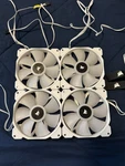 Corsair Rgb Led Case Fans Fan, White Frame 4 Pack. Fixed Price $50.00.