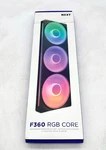 Nzxt F360 Rgb Core 360MM Led Single-frame Fan Model: RF-U36HF-B1. Fixed Price $27.00.