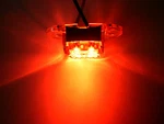 Tecniq Red Clear 4 Led Ss Dragon Light Motorcycle Camper Trailer Truck Usa. Fixed Price $11.51.