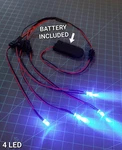 Portable Led Kit Cosplay Prop Lighting On Off 12V Fursuit Rave Costume. Fixed Price $23.99.
