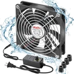 Wathai 120MM 25MM Waterproof Small Box Fan IP67 12V Computer With Ac Plug. Fixed Price $62.68.