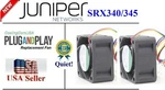 2X Quiet Replacement Fans For Juniper Networks SRX340/345. Fixed Price $49.95.