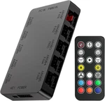 10-PORT Argb & Pwm Fan Hub Controller Magnetic Mount 5V/3PIN Pc Black. Fixed Price $23.35.