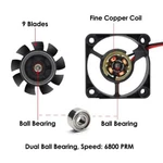 2PACK 40MM X10MM Dc 5V Usb Brushless Cooling Fan Dual Ball Bearing Quiet Operati. Fixed Price $13.92.